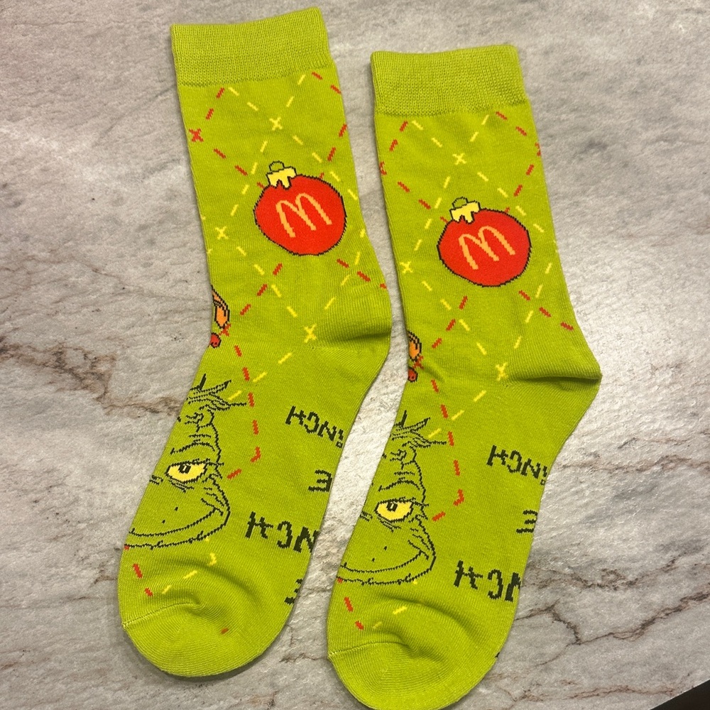 Green Grinch Socks